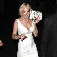 Lindsay Lohan Upskirt Wardrobe Malfunction while leaving Rasputin nightclub | Picture 91906